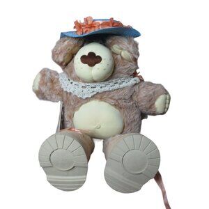 Vintage Furskins Hattie Teddy Bear Toy Plush Xavier Roberts 22” Vintage 1985